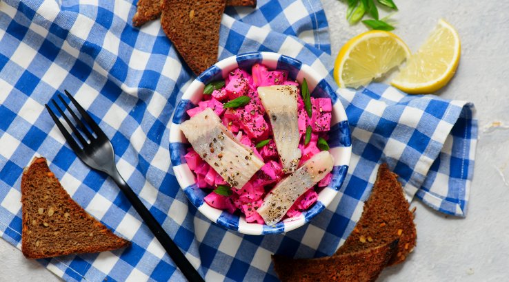 Салат з матіасом