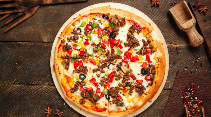 піца с фаршем по-турецьки