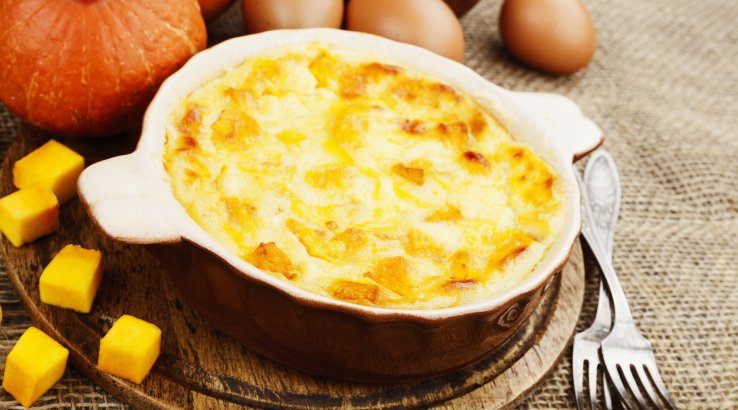 Гарбуз, запечений у сметані з кмином