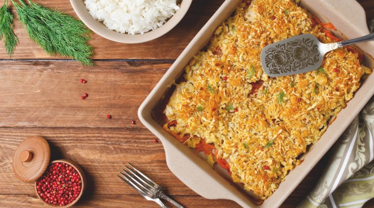 Горбуша у морквяній шубці рецепт