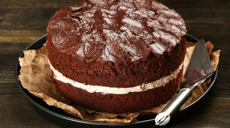 Кавовий торт з кремом