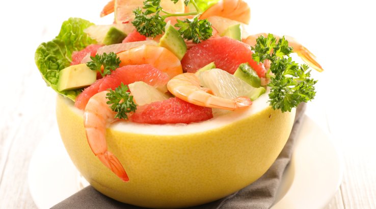 Салат з креветками і авокадо - рецепт