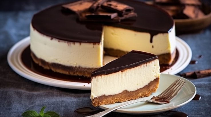 Чизкейк «Бейліс» з кавою