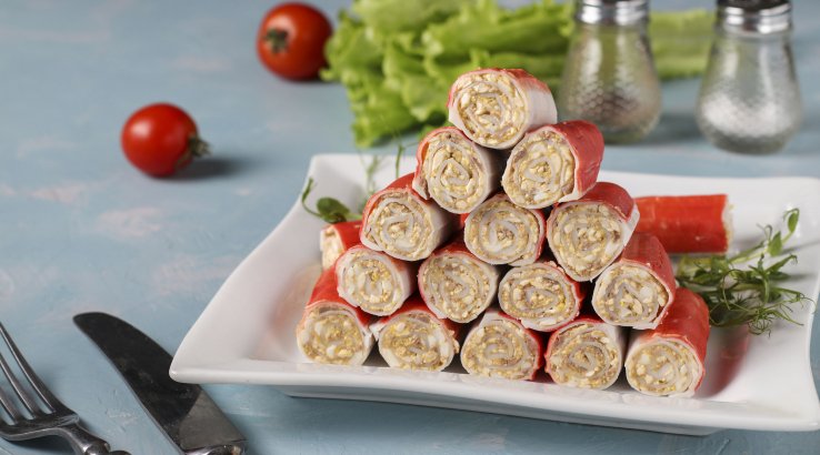 Фаршировані крабові палички