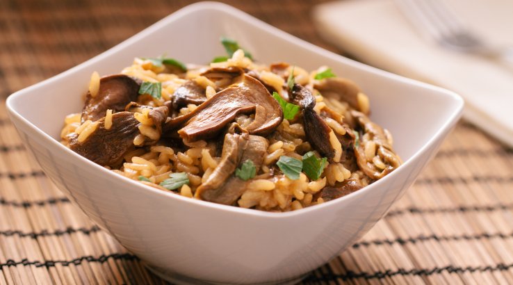 Рис з грибами