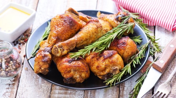 курка запечена з лимоном