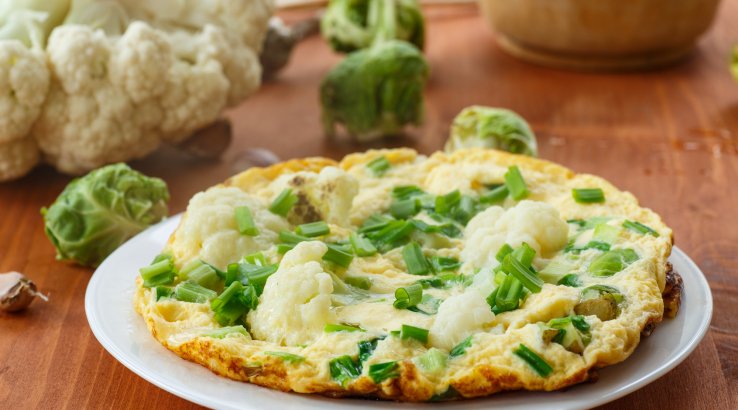 Омлет із цвітною капустою