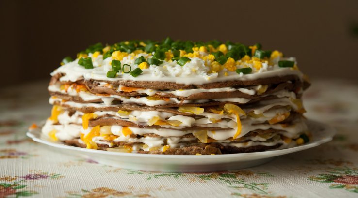 Торт з печінки