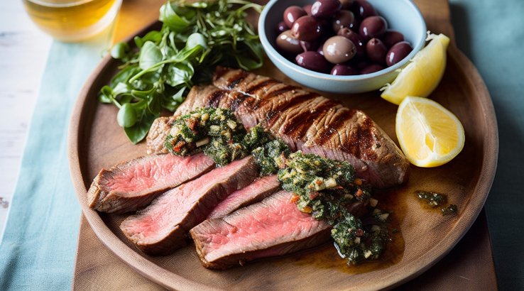 Ромштекси з каперсами на грилі