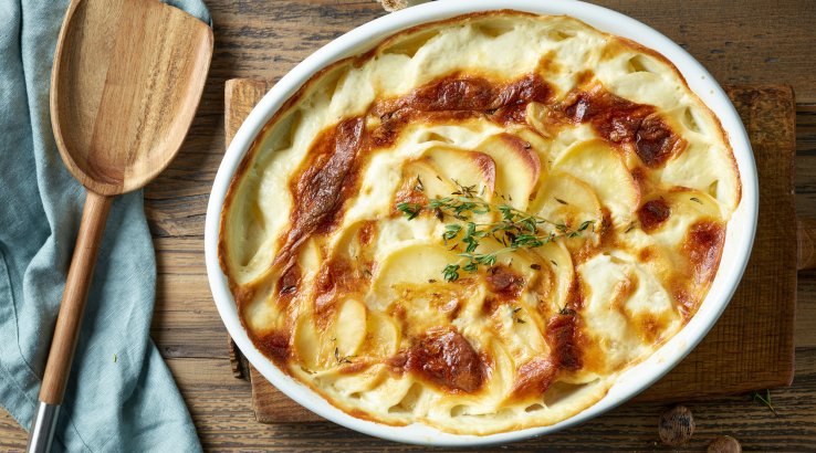 Французька картопля з молоком