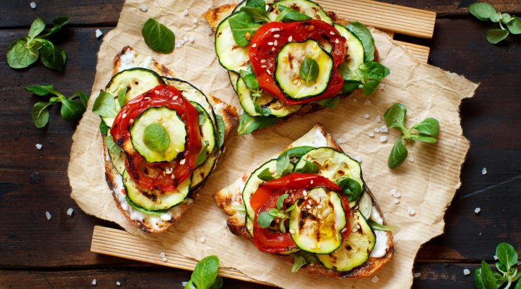 Сендвіч з кабачком та сиром