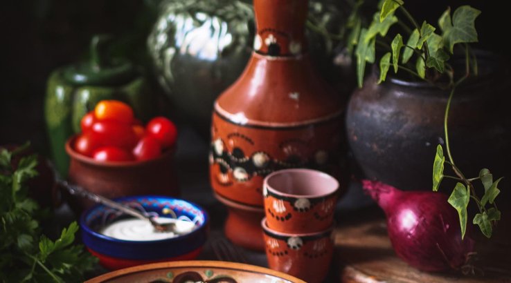 Вареники з картоплею грибами квашеною капустою