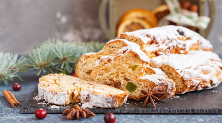 Штоллен с орехами