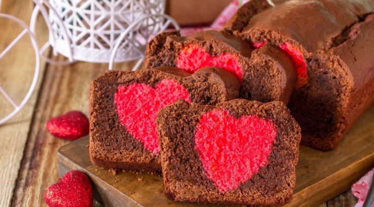 Кекс із сердечком