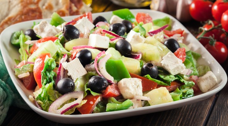 грецький салат з фетою