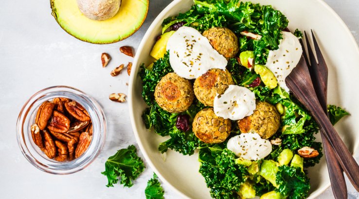 Фрикадельки із сочевиці та грибів