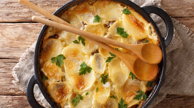 гратен з картоплею