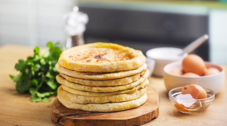 Ліниві хачапурі на сковороді