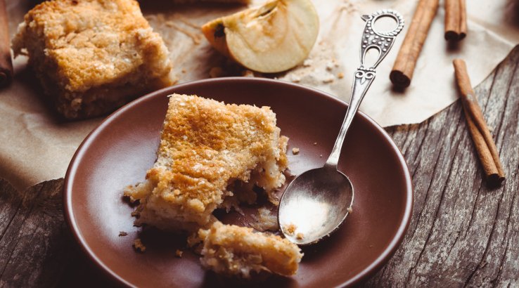 Яблочный пирог "Четыре стакана"