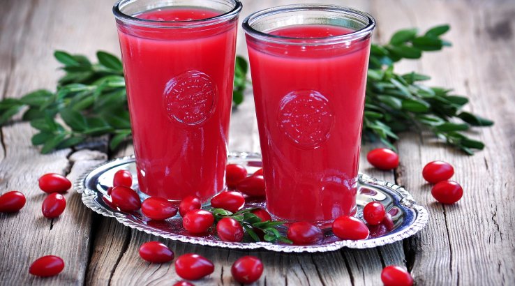 Компот из кизила