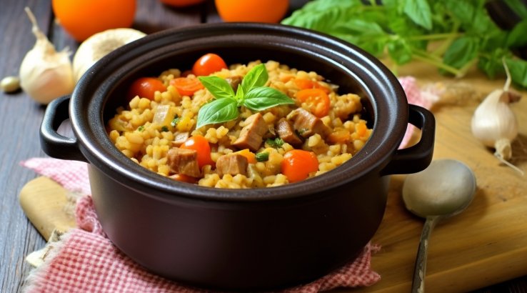 Перлова каша з мʼясом