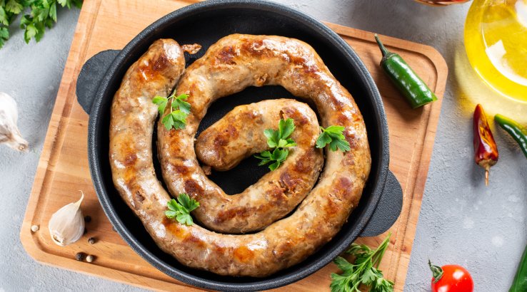 Домашня ковбаса зі свинини