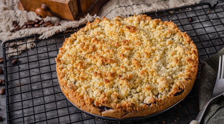 Тертий пиріг на смальці