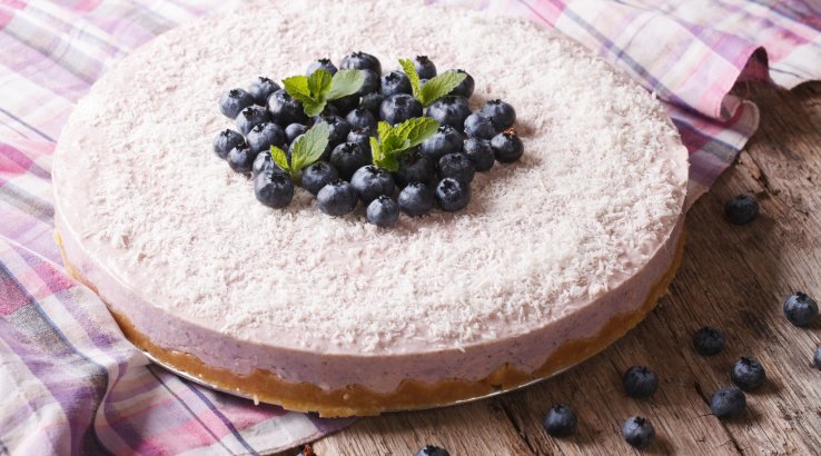 Чизкейк з чорницею