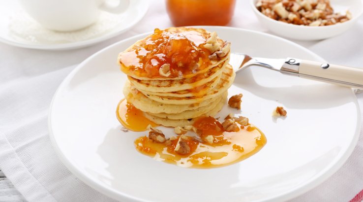 Панкейки із заморожених бананів