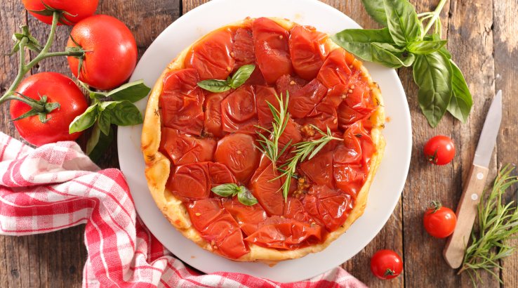Тарт татен з томатами