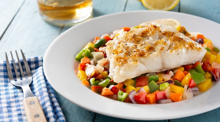 Риба з овочами в пароварці рецепт