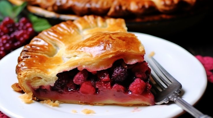 Пиріг з шовковицею