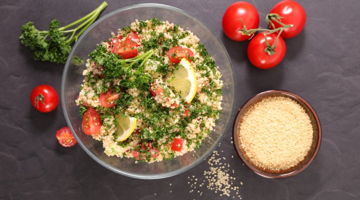 Овочевий салат з булгуром