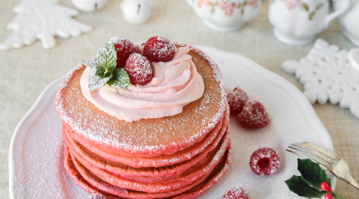 Рожеві млинці