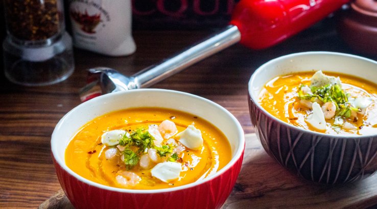 Гарбузовий суп з фетою