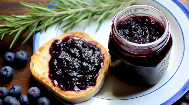 конфітюр із лохини з розмарином