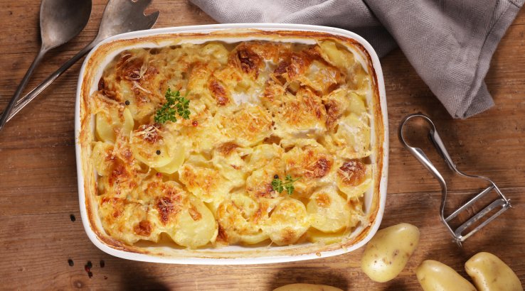 Запіканка з ріпи і картоплі
