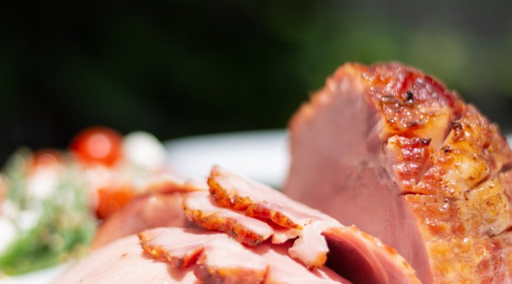 Свинина, глазурована бурбоном