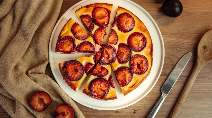 Сливовий пиріг без масла