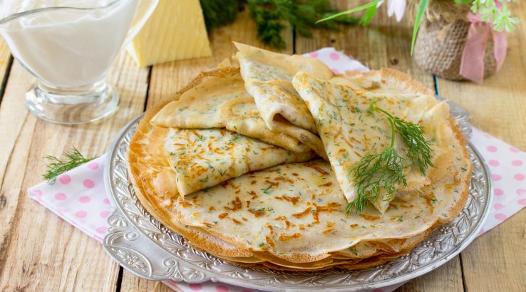 Картопляні млинці з кропом