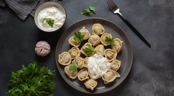 Пельмені зі змішаним фаршем