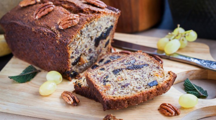 Бездріжджовий хліб з чорносливом