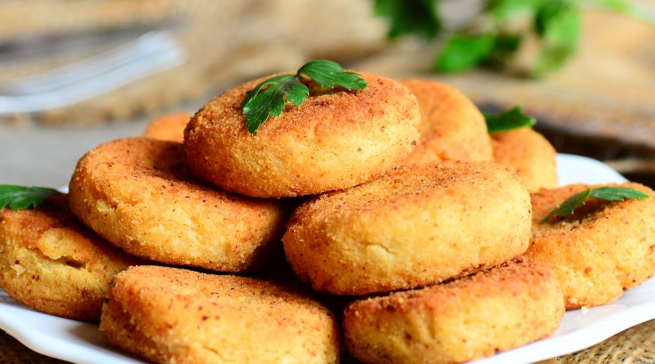 Запечені курячі котлети з сиром