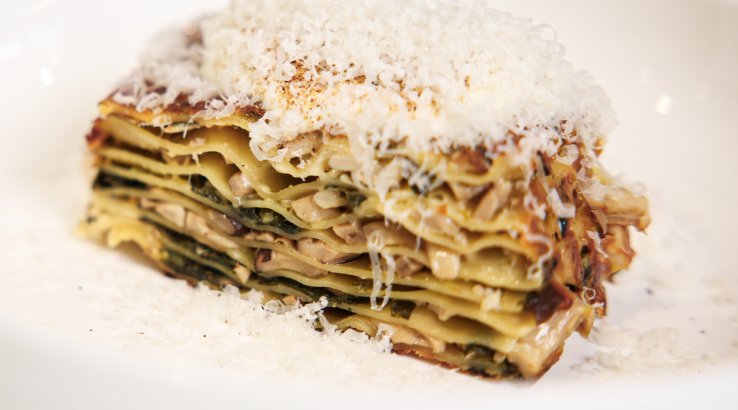 Лазанья з грибами