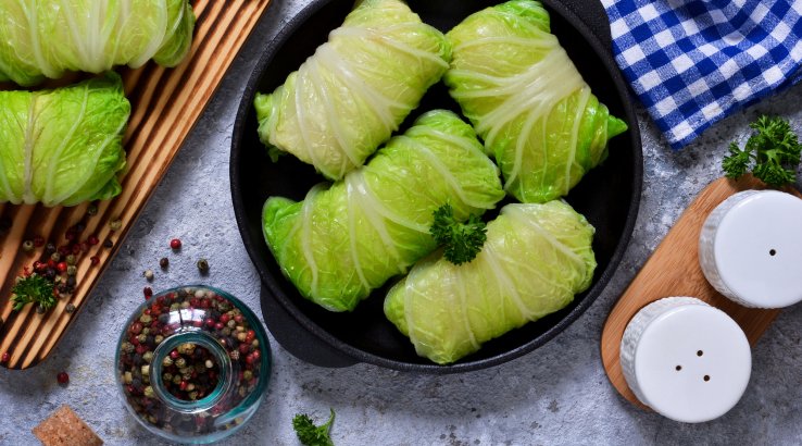 Голубці з грибами і перловкою