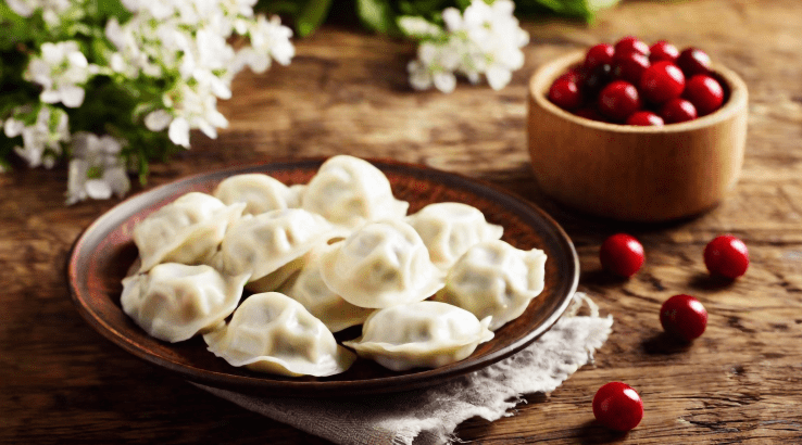 Пельмені з вишнями