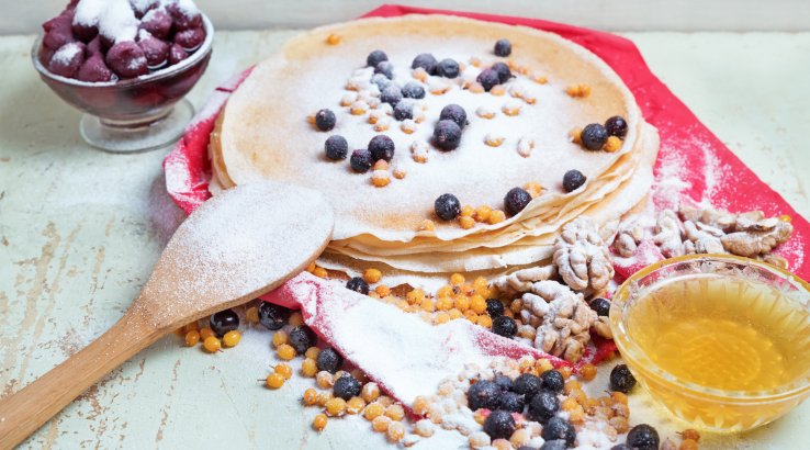 Рисові млинці з обліпиховим кремом