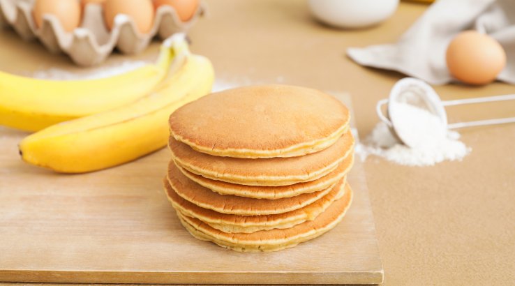 Бананові панкейки