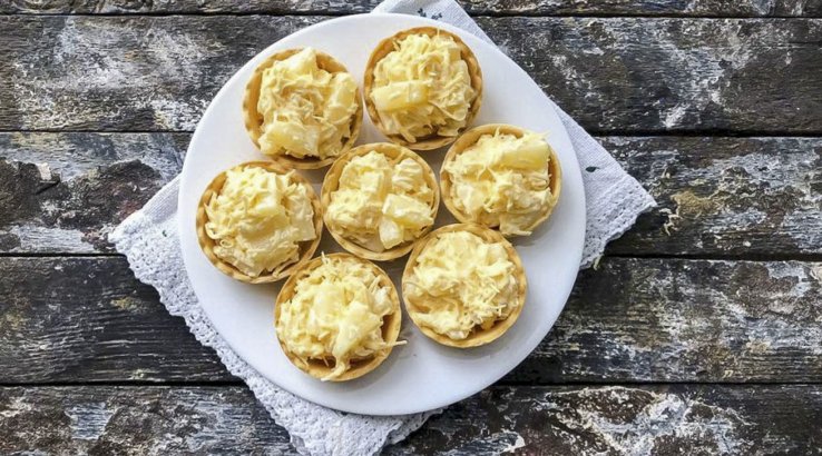 Тарталетки із сиром