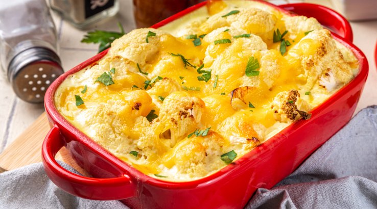 Запіканка з цвітної капусти і курятини